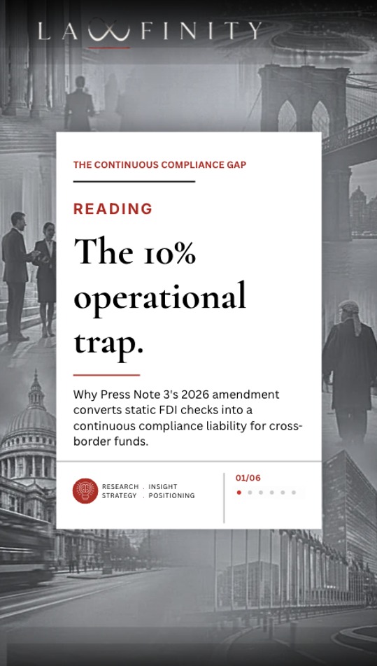 Ten Per Cent, and Then What: The Operational Trap in India’s New FDI Rules