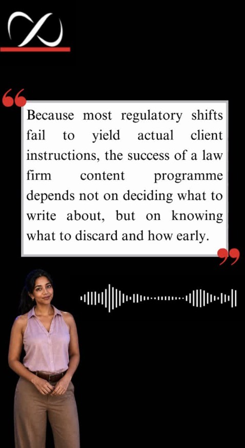 Law Firm Content Programmes and What Doesn’t Get Published
